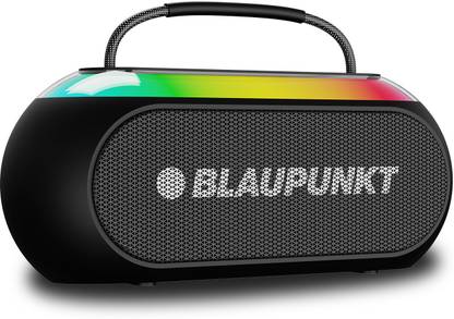 Blaupunkt ATOMIK Kolors 35W Boombox I Jazzy Halo Lights I Voice Changer Wireless Mic 35 W Bluetooth Party Speaker