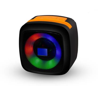 bogx Portable Mobile Speaker With colour changing Led Light, FM,USB And Micro SD Card 5 W Bluetooth Party Speaker