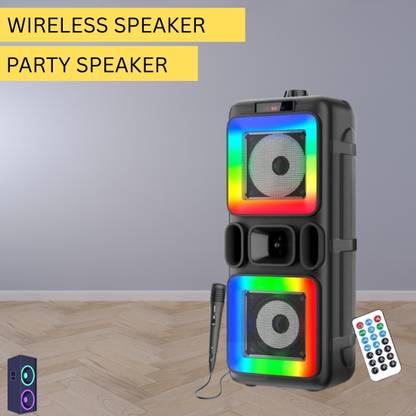 SACRO Pushpa (WIRELESS BLUETOOTH PARTY SPEAKER) Crystal Clear Sound With MicR461 40 W Bluetooth Party Speaker