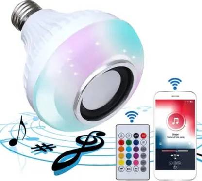 IMMUTABLE BULB SPEAKER Music Wireless With Remote Control BVT19 56 W Bluetooth Party Speaker