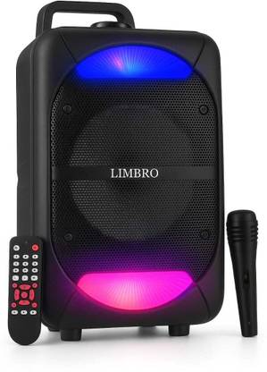 LIMBRO home Theatre TWS Mode FM USB AUX BLUETOOTH KARAOKE WIRED MIC RGB LIGHT 1000 W Bluetooth Party Speaker