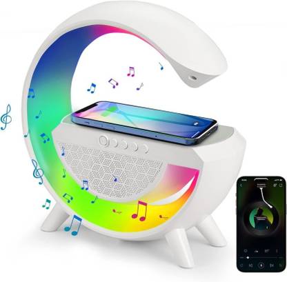 4uonly G-Shape Bluetooth Speaker with FM Radio Light Table Lamp VCX20 56 W Bluetooth Party Speaker