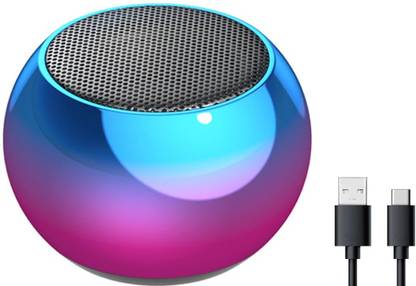 Techpunch Ultra Mini Boom 4 Premium Wireless Portable High Bass with Type C Cable 5 W Bluetooth Speaker