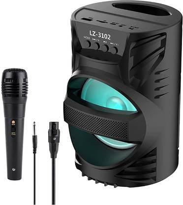 GUGGU A119_LZ-4104 Bluetooth Speaker USB Port Support Memory Card Slot AUX 48 W Bluetooth Party Speaker