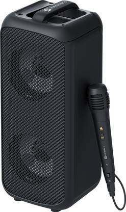 Portronics Rumble 25W Portable Bluetooth Speaker,Wired karaoke Mic,5 Hrs Playtime,BT V5.3 25 W Bluetooth Speaker