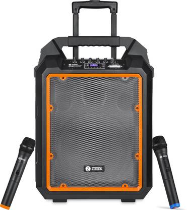 Zoook Pro Duet 200W with Dual UHF Wireless Mic 200 Watt Bluetooth Party Speaker