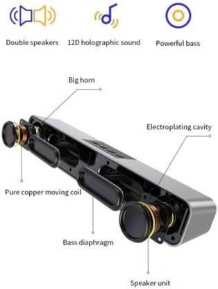 GOOD FUN Latest 2025 New Soundbar for TV Home Theater TV Surround Sound System 20 W Bluetooth Speaker