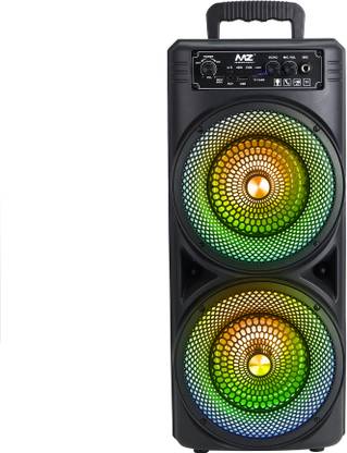 MZ M305 (PORTABLE KARAOKE SPEAKER) Dynamic Thunder Sound with 2X Mic 20 W Bluetooth Party Speaker