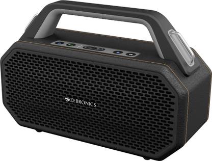 ZEBRONICS Prima, 90 w, Upto 9h* backup, BT v5.4| AUX | USB, 90 W Bluetooth Party Speaker