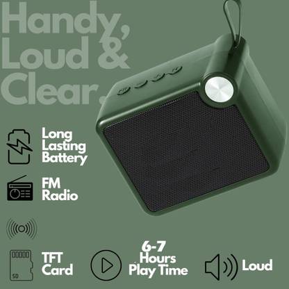 POZUB Portable Laptop/Desktop Speaker Dynamic Sound Wireless Speaker+Carry Bag 10 W Bluetooth Party Speaker
