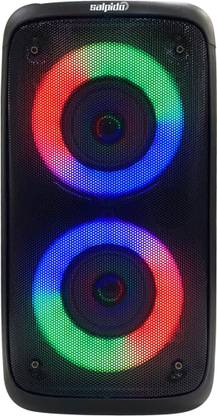 Salpido Waves 100 | 20W Portable Bluetooth RGB Subwoofer | Party Lights and Carry Handle 20 W Bluetooth Party Speaker