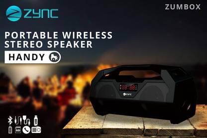 Zync Bluetooth speaker 32W Boombox Portable with AUX,USB,FM Radio & Type C 32 W Bluetooth Party Speaker
