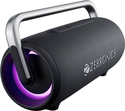 ZEBRONICS AXON 100, 6h Playback, IPX5, RGB, Deep Bass 90 W Bluetooth Party Speaker