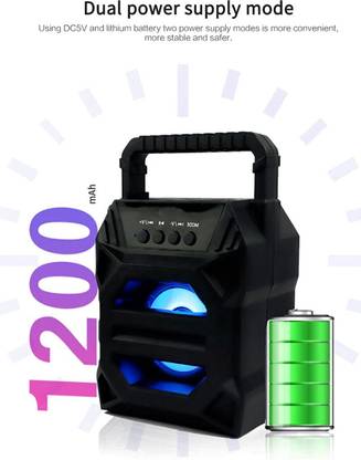 Clairbell 333_WS02 Super Bass Bluetooth Wireless Portable Speaker 48 W Bluetooth Party Speaker