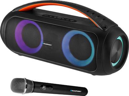 Blaupunkt Atomik BB50 50W Boombox I Monstrous Bass I Wireless Mic I BT Party Speaker 50 W Bluetooth Party Speaker