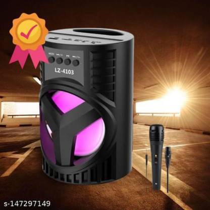 GUGGU A132_LZ-4103 Bluetooth Speaker USB Port Support Memory Card Slot AUX 48 W Bluetooth Party Speaker