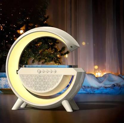 Melbon G-Shape LED Wireless Charging Speaker Lamp 5 W Bluetooth Speaker