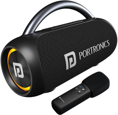 Portronics Radiant 2 30W Bluetooth Speaker With Wireless Karaoke Mic,6 Hr Playtime,HD Sound 30 W Bluetooth Speaker