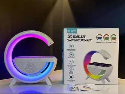 ENMORA G Shape Bluetooth Speaker with Wireless Charger Home Audio asd7 56 W Bluetooth Party Speaker
