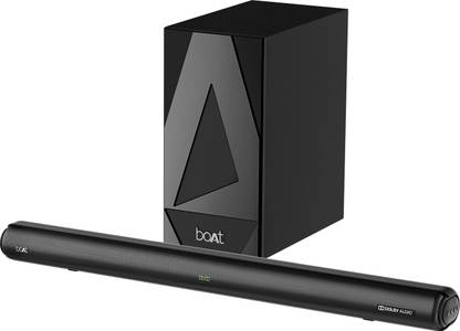 boAt Aavante Bar 1850D with Dolby Audio, Wireless Subwoofer & EQ Modes 220 W Bluetooth Soundbar