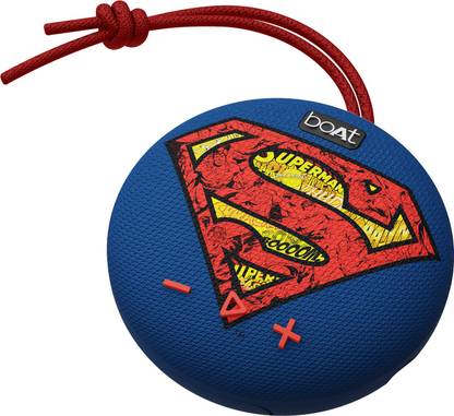 boAt Stone 190 Superman Edition with 52mm Driver and upto 4 Hours Playback 5 W Bluetooth Speaker