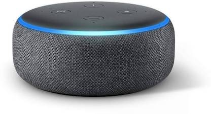 Adam Echo Dot 3rd Gen New & improved smart speaker (Black) with Alexa Assistant Smart Speaker
