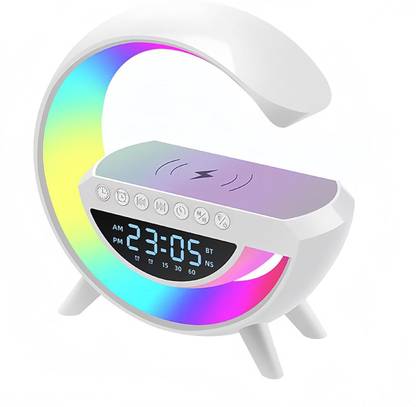 dasndas Digital White Clock