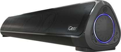 iGear Immerse 20W Bluetooth Soundbar Multiple Playing Options, Inbuilt SubWoofer 20 W Bluetooth Soundbar
