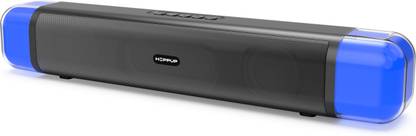 HOPPUP F16 with BTv5.3, RGB LEDS, TWS Function & 2 Full Range Drivers 16 W Bluetooth Soundbar