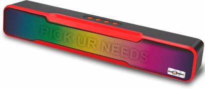 Pick Ur Needs Wireless Soundbar Speaker With RGB Light 1500mAh 7Hrs Playtime USB/Aux/TF card 10 W Bluetooth Soundbar