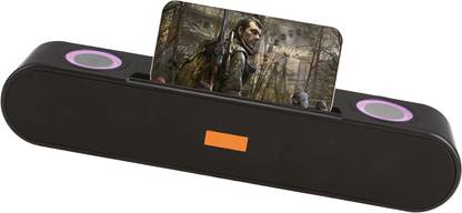 RZW Soundbar Pro 20W Speaker Party Light Speaker Water Resistant Heavy Bass Fm mode 20 W Bluetooth Soundbar