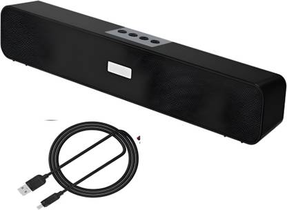 BVEXO 20W Bluetooth Speaker - Deep Bass, Extended Battery, Splash-resistant Build 20 W Bluetooth Soundbar