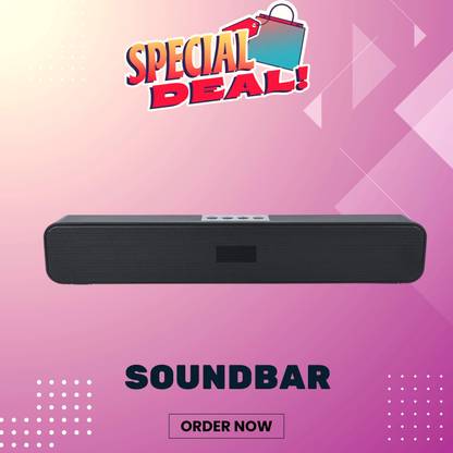 Clairbell 20W Bluetooth Soundbar with 4 Hours Wireless PlayTime Bluetooth Speakers2G202 20 W Bluetooth Soundbar