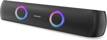 Kratos Speaker Soundbar, 10H Playtime, BT 5.4, FM, TWS 16 W Bluetooth Soundbar