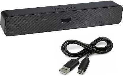 Soroo Future Soundbar (Premium Black) Partypal Bluetooth Wireless, Auxiliary, USB, Fm Speaker 10 W Bluetooth Soundbar