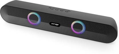 iNFiRe 16 pro Bluetooth Soundbar, 10H Playtime, RGB Lights, BT 5.4, FM, TWS 16 W Bluetooth Soundbar