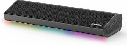 Nu Republic Partybox 250, 25 W Bluetooth Soundbar, 52mm Dynamic Driver, Vibrant RGB Light 25 W Bluetooth Soundbar