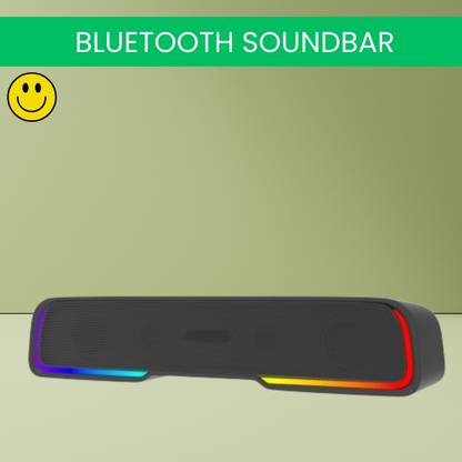 SACRO Audio Bar (PORTABLE HOME THEATER SOUNDBAR)Crystal Clear Sound With RGB LightX2 25 W Bluetooth Soundbar