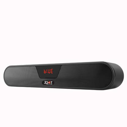 3dot THUMPER Surround Sound, TWS, RGB Lights, Digital Display, Upto 8 Hrs PlayTime 20 W Bluetooth Soundbar