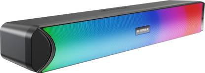 Nu Republic PartyBox 200 With 16 Hrs Playtime, Dual 52mm Dynamic Driver, Multi RGB LED Light 20 W Bluetooth Speaker