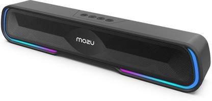 Mozu Bassmore S1 |RGB|TWS Function|1.5M Aux Cable| 16 W Bluetooth Soundbar