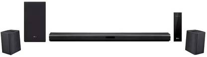 [For BANK OF BARODA EMI] LG SNC4R, 420W Wireless Subwoofer & Rear Speaker, Dolby Digital, Bluetooth, Optical 420 W Bluetooth Soundbar  (Black, 4.1 Channel)