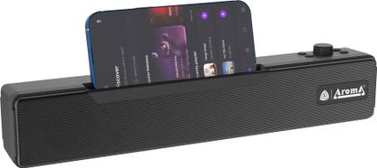 Aroma Alpha - 20W, Upto 6 Hrs Music Time* Dynamic Thunder Sound Drivers, Heavy Bass 20 W Bluetooth Soundbar