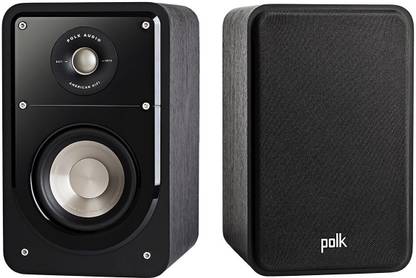 Polk S15 signature series 2-Way, 100W, 88 dB, 8 Ohm, Bookshelf speaker (pair) Black 100 W Studio Monitor