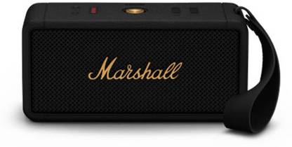 Marshall Middleton Portable Bluetooth Speaker 20+ Hour Playtime, 360° Sound, Waterproof 50 W Bluetooth Speaker