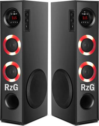 rzg Red Tones Revo Dj System Sound Speaker 120 W ब्लूटूथ