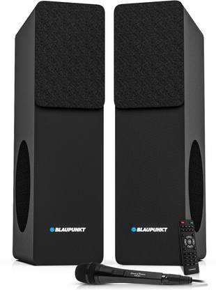 Blaupunkt TS120 Tower Speaker with Touch Control Panel I Karaoke Ready with Remote Control 120 W Bluetooth Tower Speaker