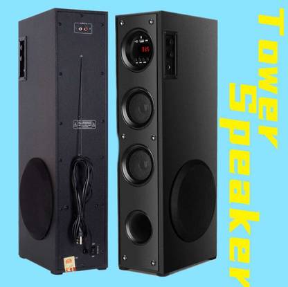 Quaranel VV-Tower Multimedia Speaker System Remote Control 100 W Bluetooth Tower Speaker