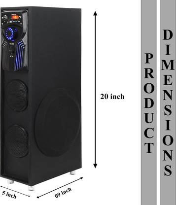 MUSIC WINDOWS MUSIC WINDOW TOWER 80 W Bluetooth Tower Speaker