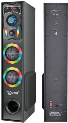 Zinitax Home DJ Tower Speaker System With 5.0 Bluetooth & RGB Lighting 2700 W Bluetooth Tower Speaker
